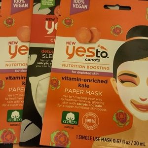 Yes to Tomatoes and Yes to Carrots Masks! NEW. 4.
